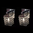 Kit C/ 2 Arandela Parede Lustre Cristal Area Interna - Jp/ars