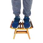 Kit C/ 2 Banco Banqueta Banquinho Madeira Colorido Artesanal