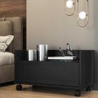 Kit C/ 2 Mesas De Cabeceira 60 Cm C/ Rodízios Multimóveis Pre