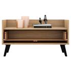 Kit C/ 2 Mesas De Cabeceira 80 Cm C/ Pés Retrô Multimóveis Ru