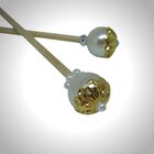 Kit C/ 2 Varetas Decorada 35cm Para Difusor De Aromas Dourada