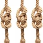 Kit C/ 3 Luminaria Pendente Corda Retro Vintage Rústico