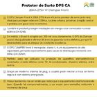 Kit C/ 4 Protetor De Surto Dps Ca 275v 20ka Clamper Front