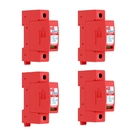 Kit C/ 4 Protetor De Surto Dps Ca 275v 20ka Clamper Front