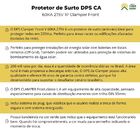 Kit C/ 4 Protetor De Surto Dps Ca 275v 60ka Clamper Front