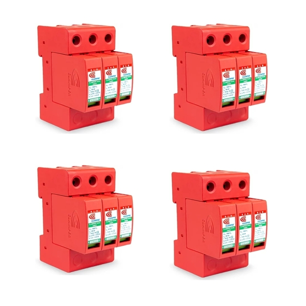 Kit C/ 4 Protetor De Surto Solar Dps 1040v 40ka Clamper