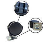 Kit C/ 4 Un Rodízio Plástico Rodinha Giratório Placa Base Aço