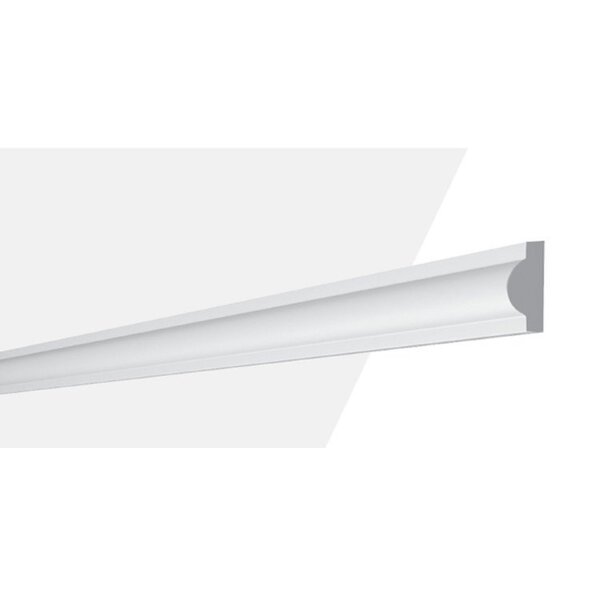 Kit C/ 5 Boiserie De Poliestireno 3cmx21mmx2m M2 Nmc Rodapés