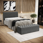 Kit Cabeceira Bellatrix 140 E Calçadeira Sagitarius Sued Arad