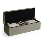 Kit Cabeceira Bellatrix 140 E Calçadeira Sagitarius Veludo Ar