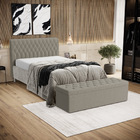 Kit Cabeceira Bellatrix 195 E Calçadeira Sagitarius Bouclê Ar