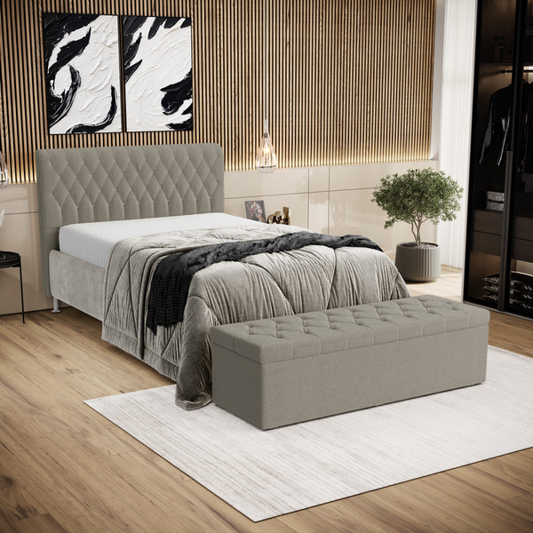 Kit Cabeceira Bellatrix 195 E Calçadeira Sagitarius Bouclê Ar