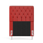 Kit Cabeceira Bellatrix 90 E Calçadeira Sagitarius Couro Arad