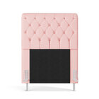 Kit Cabeceira Bellatrix 90 E Calçadeira Sagitarius Couro Arad