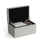 Kit Cabeceira Bellatrix 90 E Calçadeira Sagitarius Veludo Ara