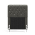 Kit Cabeceira Bellatrix 90 E Calçadeira Sagitarius Veludo Ara