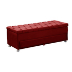 Kit Cabeceira Calçadeira Julia E Munique 160 Cm Casal Queen S