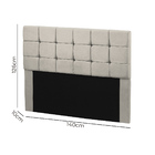 Kit Cabeceira Calçadeira Julia E Munique 160 Cm Casal Queen S