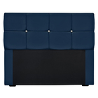 Kit Cabeceira Calçadeira Mila E Munique 140 Cm Casal Veludo -