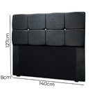 Kit Cabeceira Calçadeira Mila E Munique 140 Cm Casal Veludo -