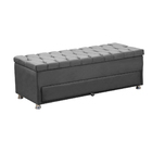 Kit Cabeceira Calçadeira Mila E Munique 140 Cm Casal Veludo C