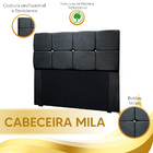 Kit Cabeceira Calçadeira Mila E Munique 140 Cm Casal Veludo P
