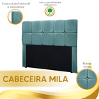 Kit Cabeceira Calçadeira Mila E Munique 160 Cm Casal Queen Si