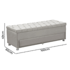 Kit Cabeceira Calçadeira Mila E Munique 160 Cm Casal Queen Si