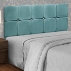 Kit Cabeceira Calçadeira Mila E Munique 195 Cm Casal King Siz