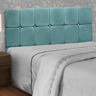 Kit Cabeceira Calçadeira Mila E Munique 195 Cm Casal King Siz