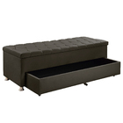 Kit Cabeceira Calçadeira Mila E Munique 195 Cm Casal King Siz