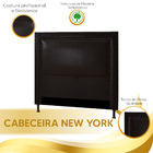 Kit Cabeceira Calçadeira New York E Holanda 140 Cm Casal Mate