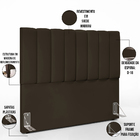 Kit Cabeceira Cama Box Casal 140cm Com Calçadeira Recamier Ba