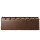 Kit Cabeceira Cama Box Casal King 195cm Com Calçadeira Baú Dá