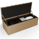 Kit Cabeceira Cama Box Queen 160cm Calçadeira Baú Dália W01 L