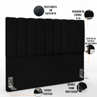 Kit Cabeceira Cama Box Queen 160cm Com Calçadeira Baú Dália W