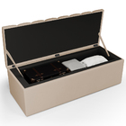 Kit Cabeceira Cama Box Queen 160cm Com Calçadeira Baú Dália W