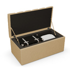 Kit Cabeceira Cama Box Solteiro 100cm Com Calçadeira Baú Dáli