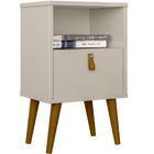 Kit Cabeceira Casal Queen 160 Cm Angelina Com Mesa De Cabecei