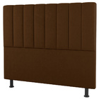 Kit Cabeceira E Baú Cama Box Casal Cora 140cm Suede Terracota