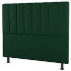 Kit Cabeceira E Baú Cama Box Casal Cora 140cm Suede Verde - D