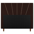 Kit Cabeceira E Baú Cama Box Queen Size Dallas 160cm Sintétic