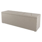 Kit Cabeceira E Baú Cama Box Queen Size Dallas 160cm Suede Be