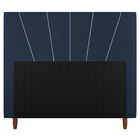 Kit Cabeceira E Baú Cama Box Queen Size Dallas 160cm Veludo A