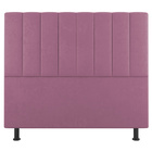 Kit Cabeceira E Baú Cama Box Solteiro Cora 90cm Suede Rosa -