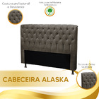 Kit Cabeceira E Calçadeira Alaska 1 95 Suede Animaleh - Star
