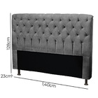 Kit Cabeceira E Calçadeira Alaska Casal 140 Cm Para Cama Box