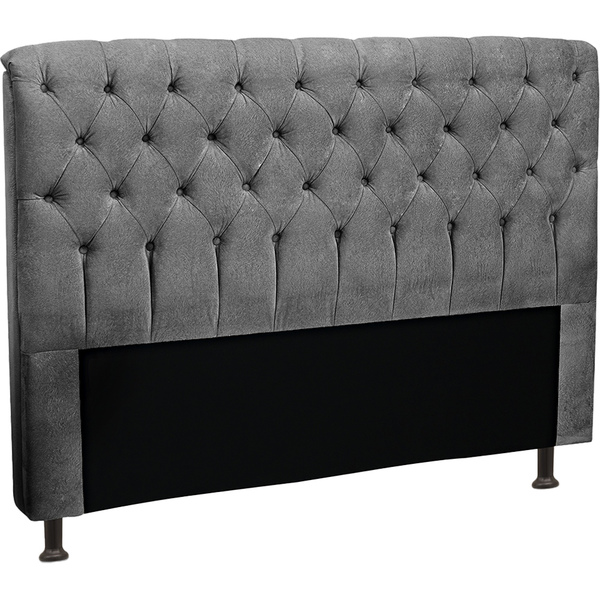 Kit Cabeceira E Calçadeira Alaska Casal 140 Cm Para Cama Box