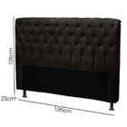 Kit Cabeceira E Calçadeira Alaska Casal King Size 195 Cm Para