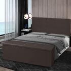 Kit Cabeceira E Calçadeira Baú Casal 1,40m Berlim Material Si